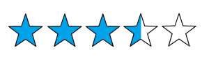 3.5 stars
