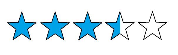 3.5 stars